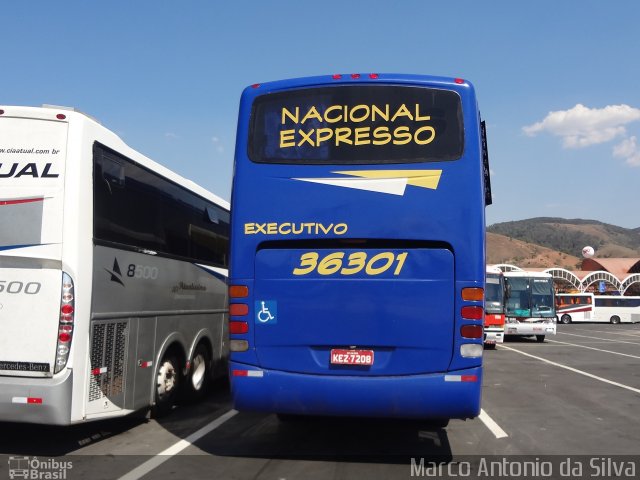 Nacional Expresso 36301 na cidade de Aparecida, São Paulo, Brasil, por Marco Antonio da Silva. Número da foto: #2918669.