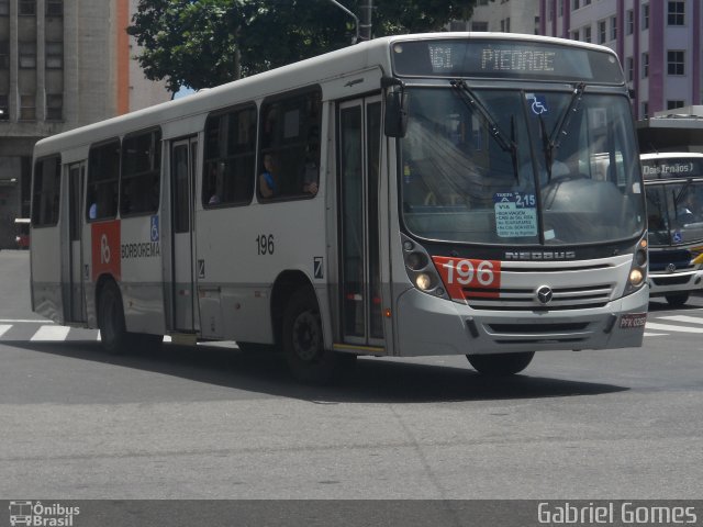 Borborema Imperial Transportes 196 na cidade de Recife, Pernambuco, Brasil, por Gabriel  Gomes. ID da foto: 2918593.