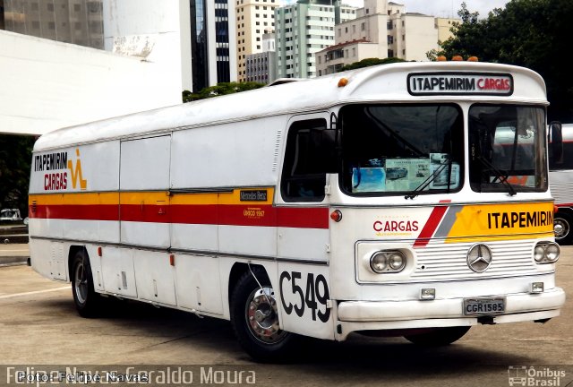 Viação Itapemirim C549 na cidade de São Paulo, São Paulo, Brasil, por Felipe Navas Geraldo Moura . ID da foto: 2920046.