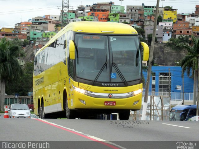 Viação Itapemirim 60579 na cidade de Vitória, Espírito Santo, Brasil, por Ricardo Peruch. Número da foto: #2919258.