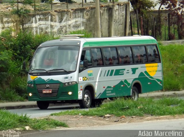 EBT - Expresso Biagini Transportes 6519 na cidade de Belo Horizonte, Minas Gerais, Brasil, por Adão Raimundo Marcelino. ID da foto: 2921056.