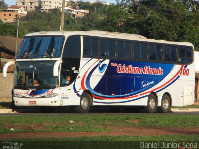 Viação Cristiano Morais 700 na cidade de Itabirito, Minas Gerais, Brasil, por Daniel Junior Sena. ID da foto: 2921389.