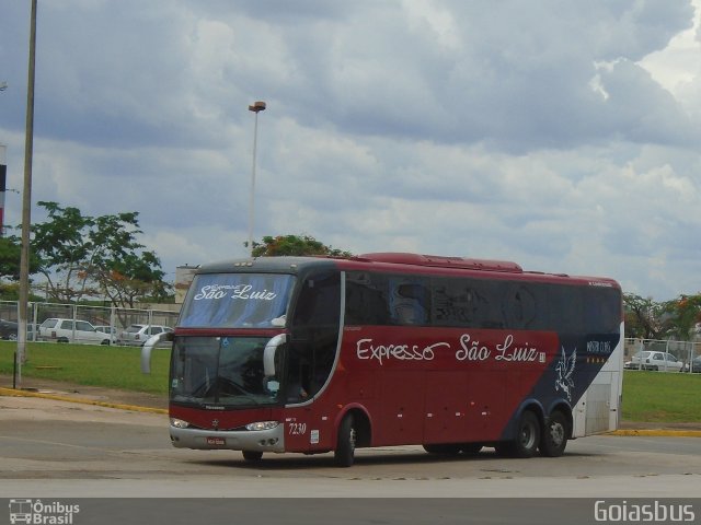 Expresso São Luiz 7230 na cidade de Goiânia, Goiás, Brasil, por Silas Gouvea. Número da foto: #2919409.