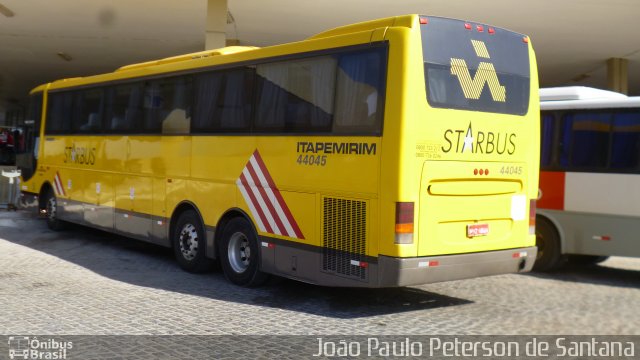 Viação Itapemirim 44045 na cidade de Caruaru, Pernambuco, Brasil, por João Paulo Peterson de Santana. ID da foto: 2921594.