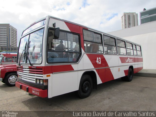 Auto Viação ABC 43 na cidade de São Paulo, São Paulo, Brasil, por Luciano David de Carvalho Santos. Número da foto: #2922256.