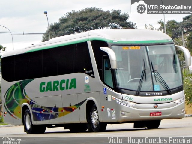 Viação Garcia 7766 na cidade de Maringá, Paraná, Brasil, por Victor Hugo Guedes Pereira. Número da foto: #2922617.