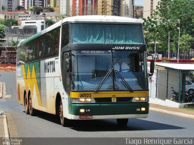 Viação Motta 20122 na cidade de Ribeirão Preto, São Paulo, Brasil, por Tiago Henrique Garcia dos Santos. ID da foto: 2922324.