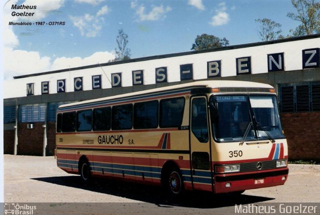 Expresso Gaucho 350 na cidade de Santa Cruz do Sul, Rio Grande do Sul, Brasil, por Matheus Goelzer. ID da foto: 2882387.