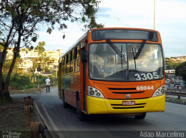 Viação Santa Edwiges 69044 na cidade de Belo Horizonte, Minas Gerais, Brasil, por Adão Raimundo Marcelino. Número da foto: #2882999.