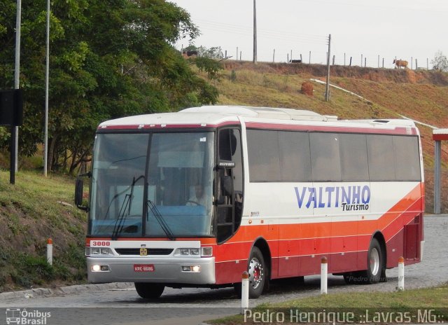 Valtinho Turismo 3000 na cidade de Ribeirão Vermelho, Minas Gerais, Brasil, por Pedro Henrique Gumercindo da Silva. ID da foto: 2882308.