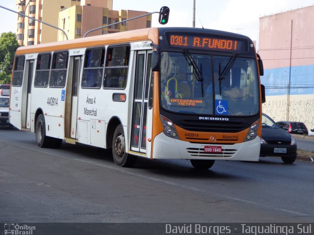 Auto Viação Marechal Brasília 440914 na cidade de Taguatinga, Distrito Federal, Brasil, por David Borges. ID da foto: 2882494.