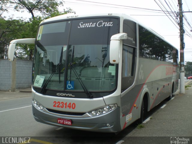 Viação Santa Cruz 223140 na cidade de Diadema, São Paulo, Brasil, por Luis Nunez. Número da foto: #2883508.