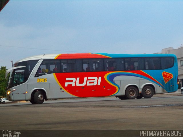 Expresso Rubi 5902 na cidade de Primavera do Leste, Mato Grosso, Brasil, por Alexandre Rodrigo. Número da foto: #2882775.