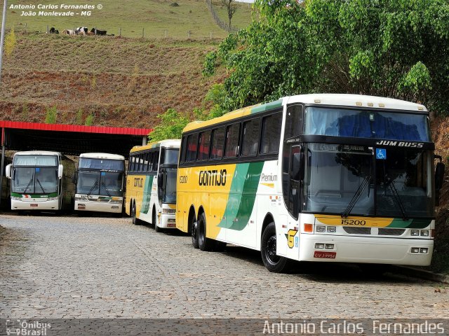 Empresa Gontijo de Transportes 15200 na cidade de João Monlevade, Minas Gerais, Brasil, por Antonio Carlos Fernandes. ID da foto: 2881540.