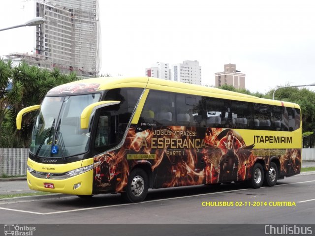 Viação Itapemirim 60771 na cidade de Curitiba, Paraná, Brasil, por Paulo Roberto Chulis. Número da foto: #2883375.