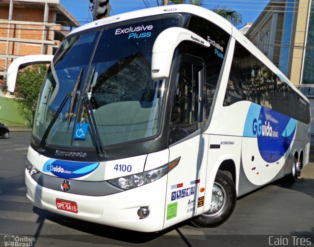 GGuida - Graça e Guida Transportes e Turismo 4100 na cidade de Belo Horizonte, Minas Gerais, Brasil, por Caio Trés. ID da foto: 2883365.