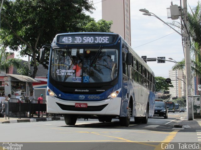Onicamp Transporte Coletivo 4904 na cidade de Campinas, São Paulo, Brasil, por Caio  Takeda. Número da foto: #2880909.
