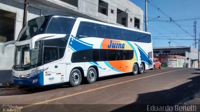 Viação Juína 1501 na cidade de Cuiabá, Mato Grosso, Brasil, por Eduardo Benetti . ID da foto: 2924799.