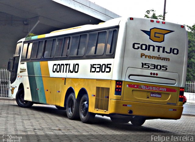 Empresa Gontijo de Transportes 15305 na cidade de Belo Horizonte, Minas Gerais, Brasil, por Felipe da Silva Ferreira. ID da foto: 2924767.