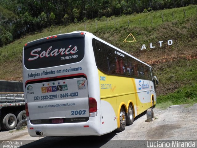 Solaris Turismo 2002 na cidade de Santa Bárbara do Tugúrio, Minas Gerais, Brasil, por Luciano Miranda. ID da foto: 2926135.