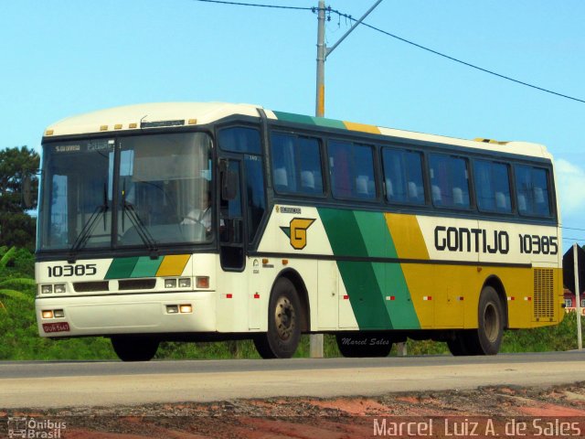 Empresa Gontijo de Transportes 10385 na cidade de Porto Seguro, Bahia, Brasil, por Marcel  Sales. ID da foto: 2925049.