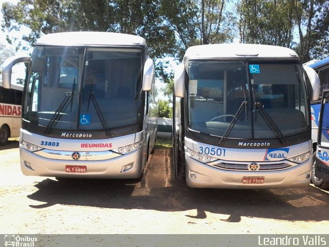 Real Transporte e Turismo 30501 na cidade de Santo Ângelo, Rio Grande do Sul, Brasil, por Leandro Melo Valls. ID da foto: 2925526.