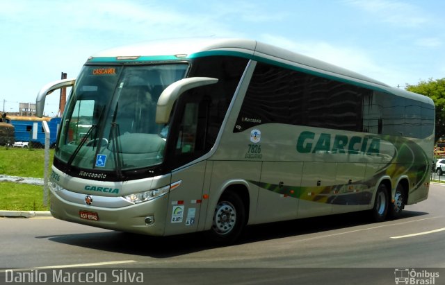 Viação Garcia 7826 na cidade de Curitiba, Paraná, Brasil, por Danilo Marcelo Silva. Número da foto: #2923964.
