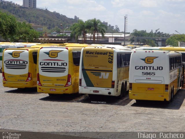 Empresa Gontijo de Transportes 5865 na cidade de Belo Horizonte, Minas Gerais, Brasil, por Thiago  Pacheco. ID da foto: 2926049.