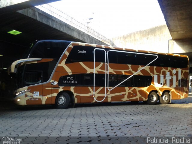 UTIL - União Transporte Interestadual de Luxo 11404 na cidade de Belo Horizonte, Minas Gerais, Brasil, por Patrícia  Rocha. Número da foto: #2924774.