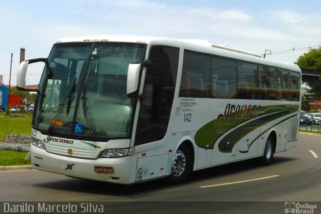 Viação Graciosa 142 na cidade de Curitiba, Paraná, Brasil, por Danilo Marcelo Silva. Número da foto: #2923990.