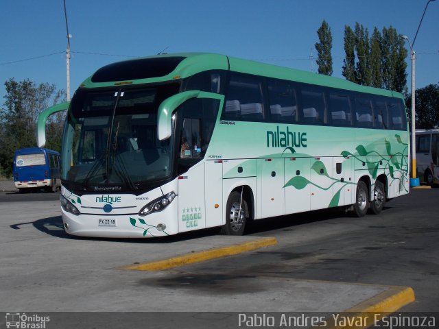 Buses Nilahue N18 na cidade de Santa Cruz, Colchagua, Libertador General Bernardo O'Higgins, Chile, por Pablo Andres Yavar Espinoza. Número da foto: #2928617.