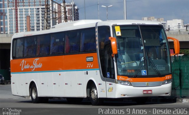 Viação Vale do Tietê 774 na cidade de São Paulo, São Paulo, Brasil, por Cristiano Soares da Silva. ID da foto: 2927591.