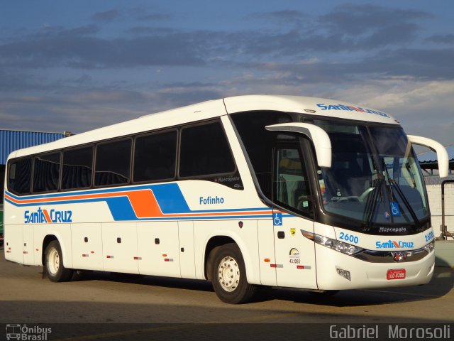 VUSC - Viação União Santa Cruz 2600 na cidade de Porto Alegre, Rio Grande do Sul, Brasil, por Gabriel  Morosoli. Número da foto: #2927237.