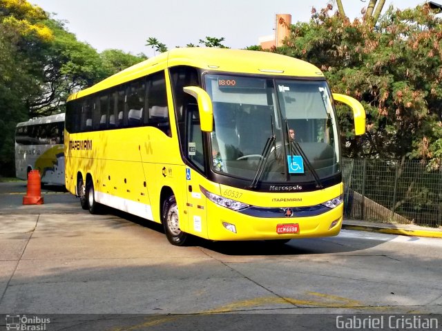 Viação Itapemirim 60537 na cidade de São Paulo, São Paulo, Brasil, por Gabriel Cristian. ID da foto: 2927755.