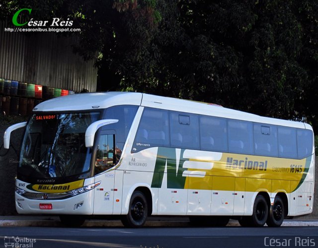 Viação Nacional 16145 na cidade de Belo Horizonte, Minas Gerais, Brasil, por César Ônibus. Número da foto: #2928522.
