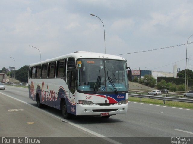 Turismo e Fretamento Orion Transportes 2404 na cidade de Osasco, São Paulo, Brasil, por Ronnie Damião. Número da foto: #2927470.