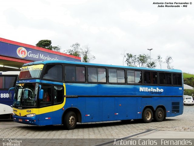 Nilsinho Turismo 450 na cidade de João Monlevade, Minas Gerais, Brasil, por Antonio Carlos Fernandes. ID da foto: 2927608.