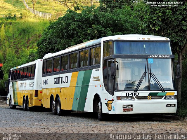 Empresa Gontijo de Transportes 11410 na cidade de João Monlevade, Minas Gerais, Brasil, por Antonio Carlos Fernandes. Número da foto: #2929466.