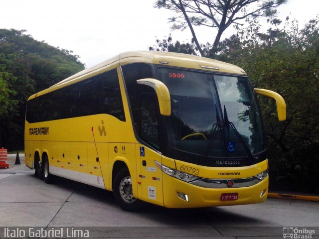 Viação Itapemirim 60793 na cidade de São Paulo, São Paulo, Brasil, por Italo Gabriel dos Anjos Lima. ID da foto: 2929001.