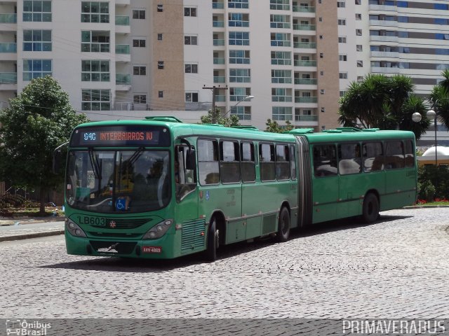 Araucária Transportes Coletivos LB603 na cidade de Curitiba, Paraná, Brasil, por Alexandre Rodrigo. Número da foto: #2929431.