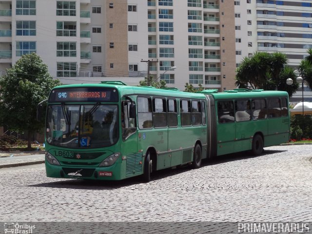 Araucária Transportes Coletivos LB603 na cidade de Curitiba, Paraná, Brasil, por Alexandre Rodrigo. ID da foto: 2929431.