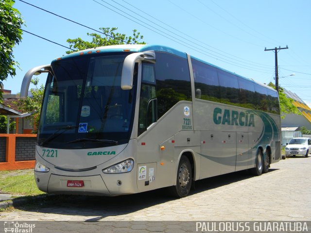 Viação Garcia 7221 na cidade de Guaratuba, Paraná, Brasil, por Paulobuss  Guaratuba. Número da foto: #2930890.