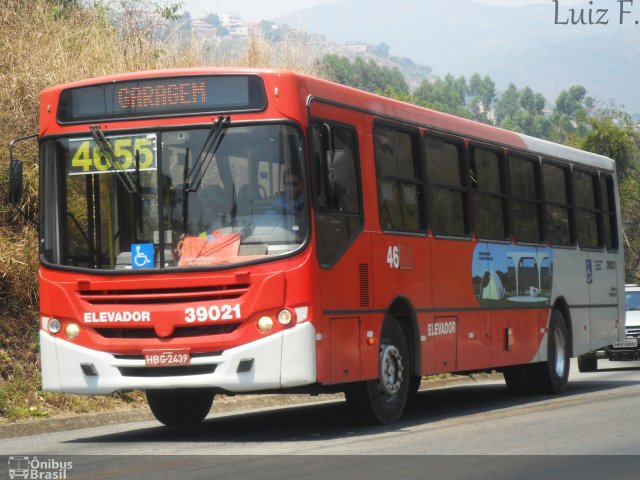 Viação Brasília 39021 na cidade de Sabará, Minas Gerais, Brasil, por Luiz Fernando. Número da foto: #2930896.