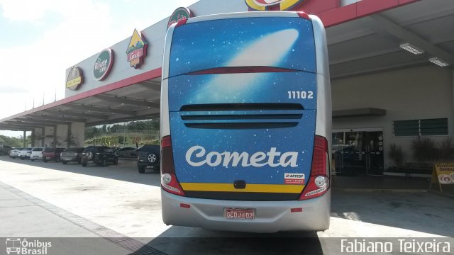 Viação Cometa 11102 na cidade de Oliveira, Minas Gerais, Brasil, por Fabiano Teixeira. Número da foto: #2930937.