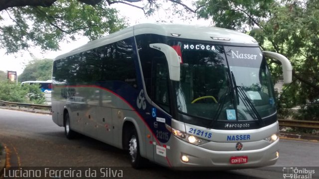 Viação Nasser 212115 na cidade de São Paulo, São Paulo, Brasil, por Luciano Ferreira da Silva. ID da foto: 2931893.