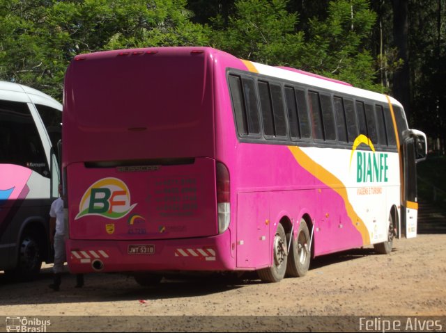 Bianfe Transportes e Turismo 5318 na cidade de Sapucaia do Sul, Rio Grande do Sul, Brasil, por Felipe Alves. ID da foto: 2931327.