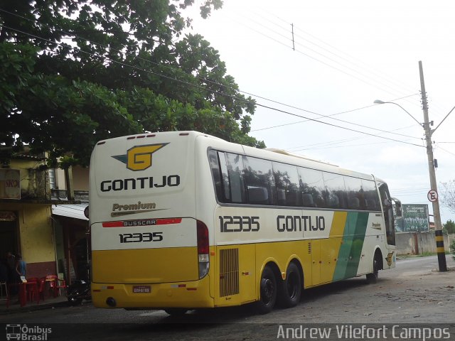 Empresa Gontijo de Transportes 12335 na cidade de Pirapora, Minas Gerais, Brasil, por Andrew Campos. ID da foto: 2932254.