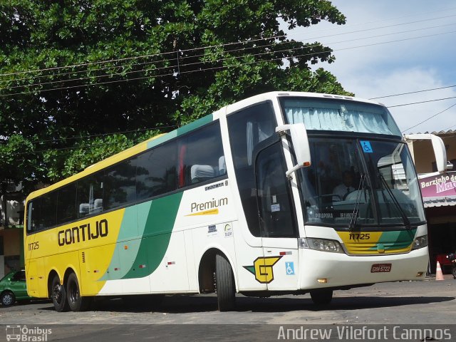 Empresa Gontijo de Transportes 11725 na cidade de Pirapora, Minas Gerais, Brasil, por Andrew Campos. ID da foto: 2932190.