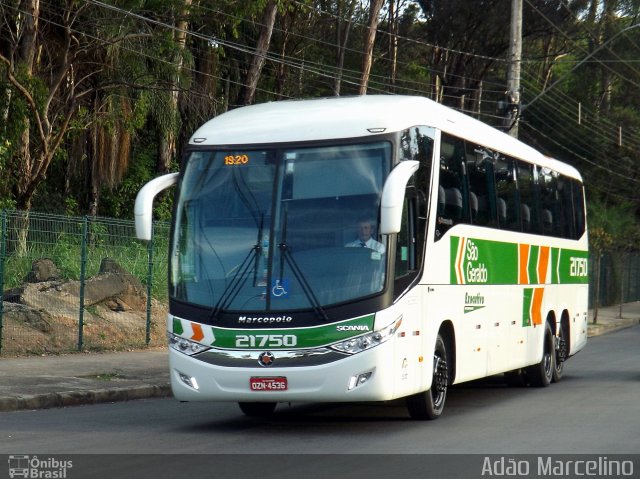 Cia. São Geraldo de Viação 21750 na cidade de Belo Horizonte, Minas Gerais, Brasil, por Adão Raimundo Marcelino. ID da foto: 2933036.