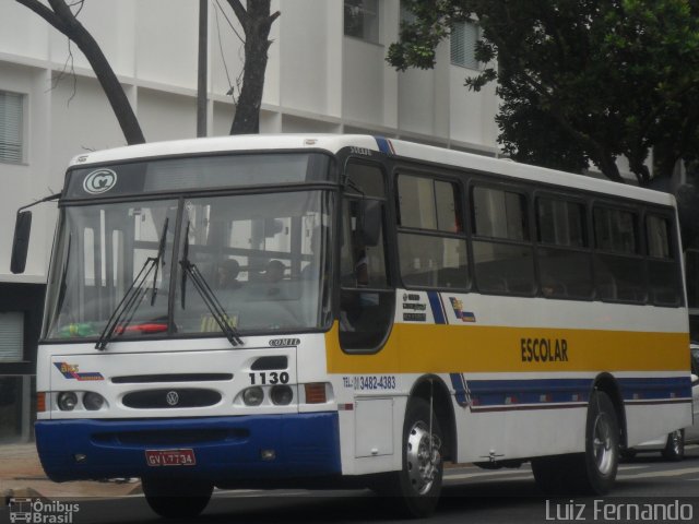 BRS Turismo 1130 na cidade de Belo Horizonte, Minas Gerais, Brasil, por Luiz Fernando. ID da foto: 2933335.